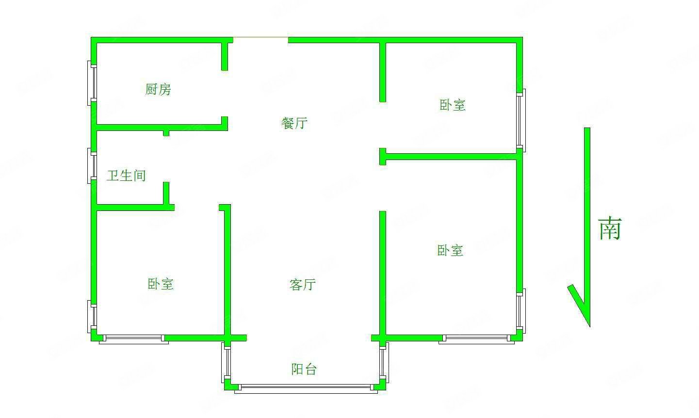 新上朗润园毛坯三室价位看中可谈业主诚心出售有钥匙随时看