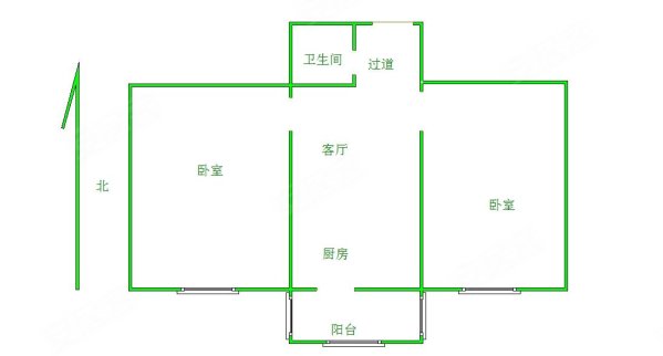 振河里2室1厅1卫56.08㎡东南273万