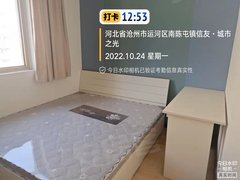 沧州运河南环小学城市之光600，女生合租，没有中芥费，有暖气和保洁出租房源真实图片