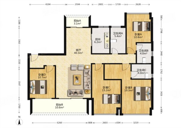 泰禾佛山院子停车方便满二近地铁双卫次新小区