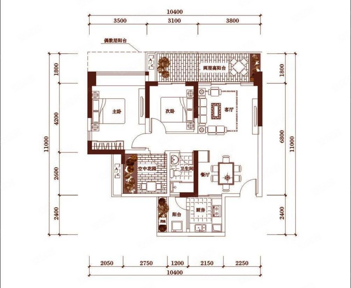 华侨城纯水岸二期板楼带电梯配套成熟装修好临地铁