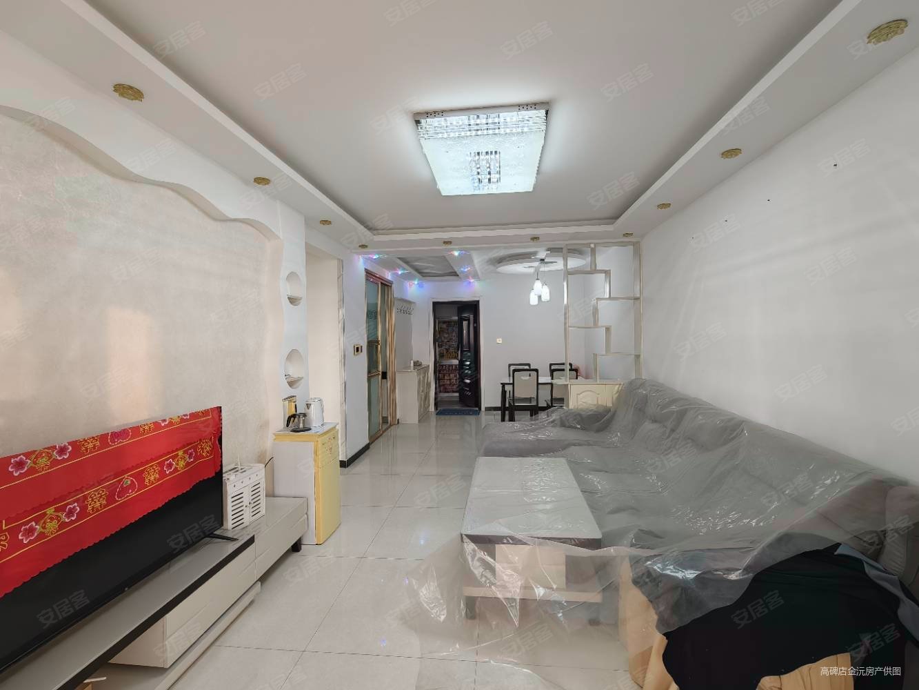 花溪墅3室2厅1卫103.86㎡南北67万