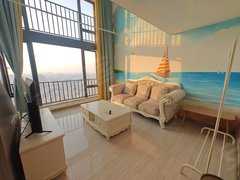 东莞南城南城车站阳光城欧式风格一房 配置齐全18米大皮床 海洋童趣视野开阔出租房源真实图片