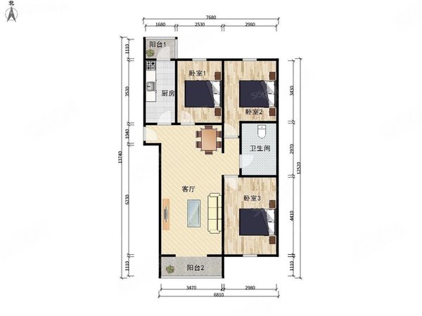 北京顺义中央别墅区天裕昕园(西区)新上急租天裕昕园西区精装三居室
