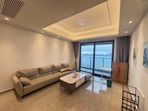 苏州吴中吴中太湖新城天鹅港华庭地铁口精装三房两卫，家具家电齐全，视野好，有钥匙拎包入住。出租房源真实图片