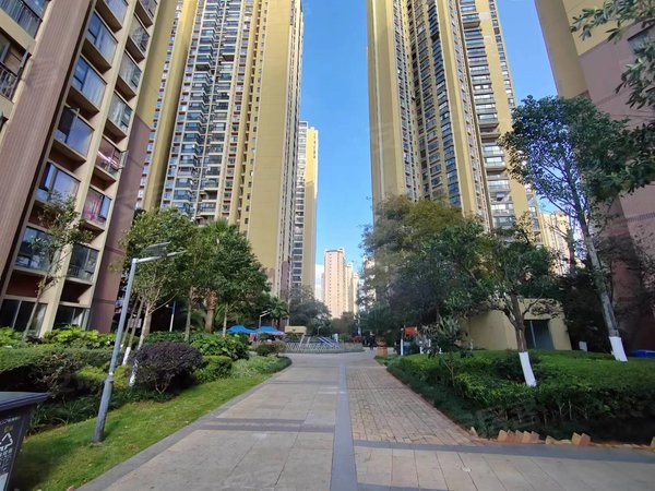 昆明西山滇池路片区金坤尚城学府里万达广场旁 金坤尚城精装两房优租