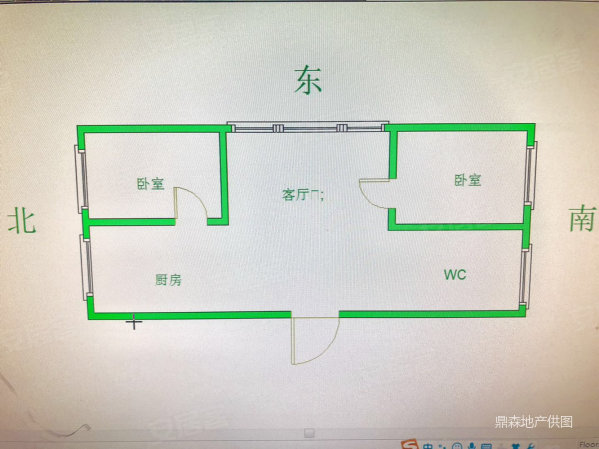 万福国际2室1厅1卫79㎡南北39.8万