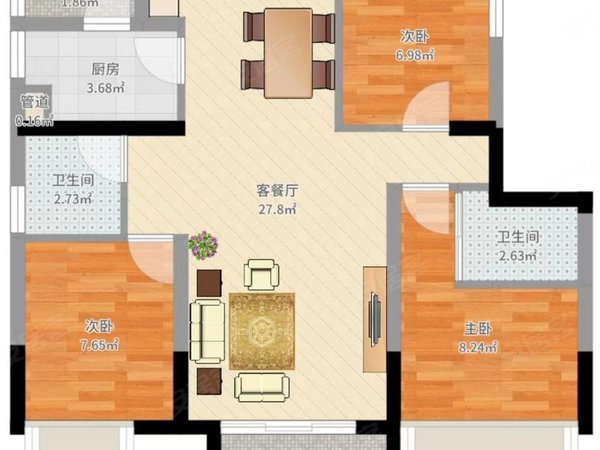 万彩城一期财大小菜园旅游职业学院金星站学仕华图,五华租房-昆明58