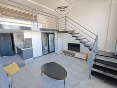 通辽科尔沁万达广场市区平安北区精装loft50平高举架有空调可月付1700出租房源真实图片