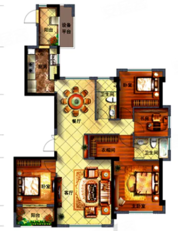 融侨观邸福清12025平205万3室2厅2卫
