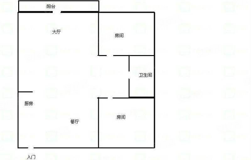 恒大林溪郡五组团2室2厅1卫85.67㎡南北49万