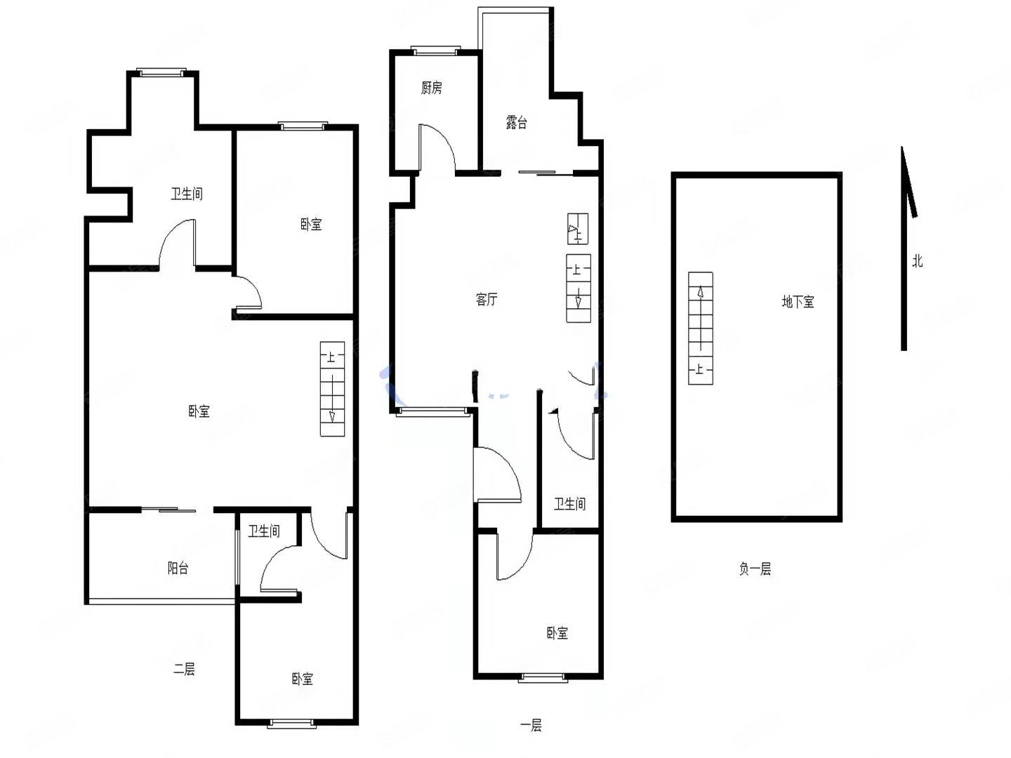 龍湖灩瀾海岸疊墅3室2廳3衛308.77㎡南470萬