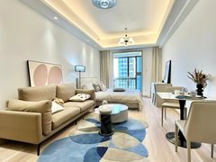 漯河源汇大商新玛特新玛特对面昌建外滩， 精装1室家具家电齐全，图片真实,有钥匙出租房源真实图片