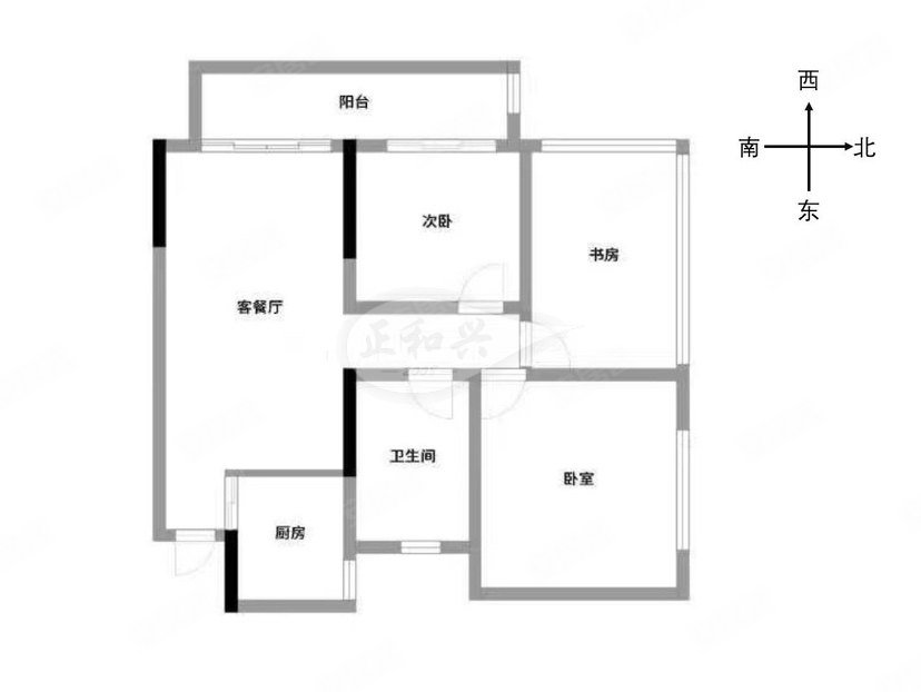 保利领秀前城领秀广场3房2厅
