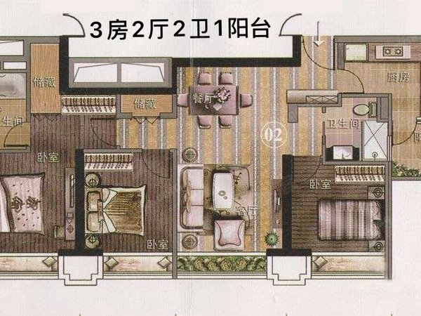 琶洲租房,保利天悦 南向3房2卫 家电齐全 随时看房,海珠租房-广州58