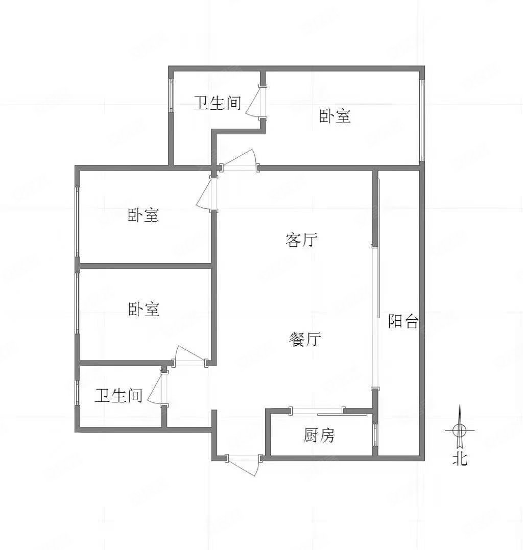 华宇两江御临府一期12124平100万3室2厅2卫
