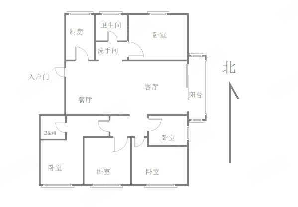 金色兰庭香堤5室2厅2卫168.68㎡南110万