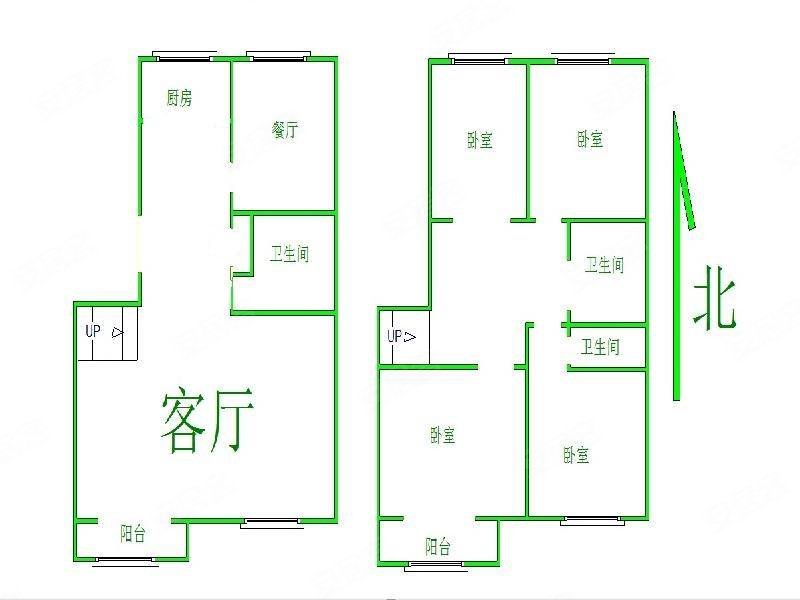 世纪华庭4室2厅3卫241㎡南北180万
