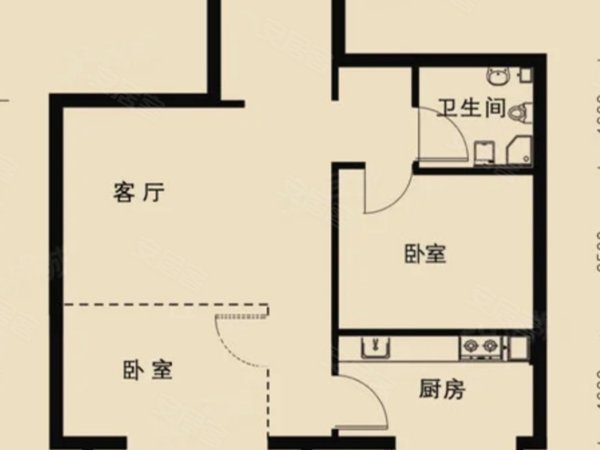 深圳龙华清湖天玑公馆(商住楼)天玑公馆小区 小两房出租 家私齐全拎包