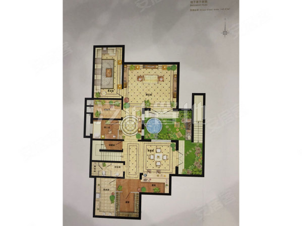 御汤山东区4室2厅3卫458.37㎡南北1480万