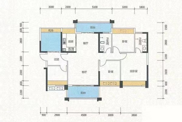 弘诚厚园(别墅)5室3厅5卫292㎡南400万