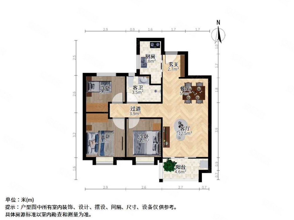 赣电洪府户型图图片