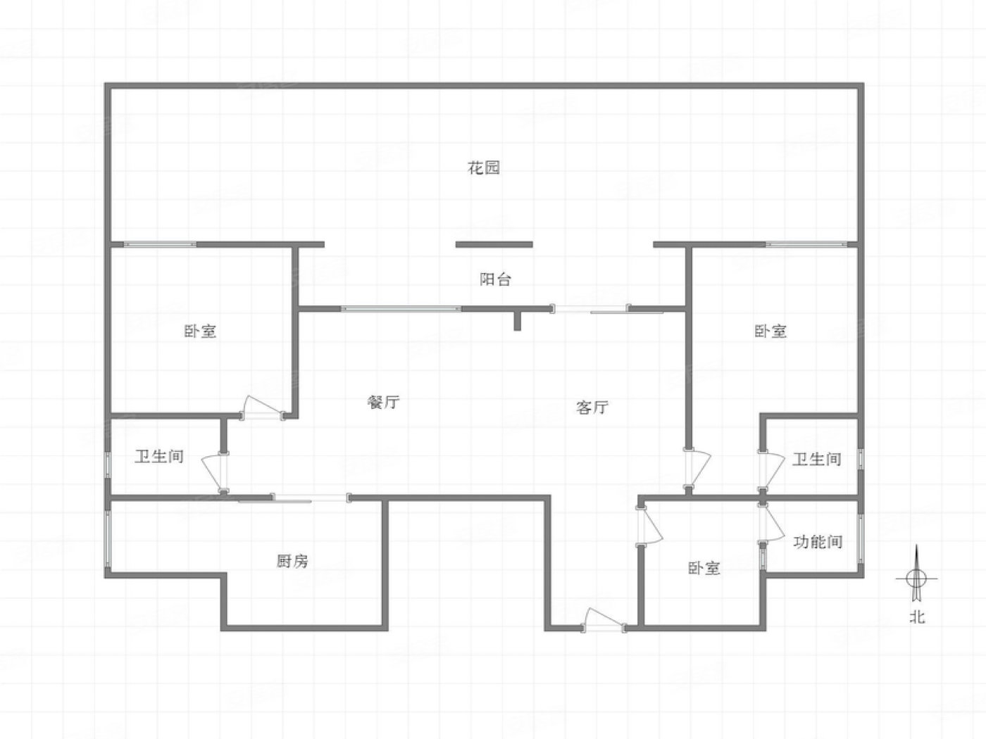 曦圆柳镇(一期)4室2厅3卫118㎡南北139万