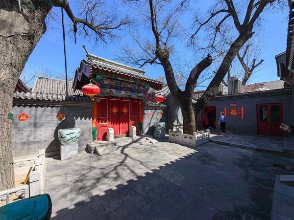 北京怀柔怀柔周边山水四合院实拍 南锣鼓巷正座二进四合院出租 721平