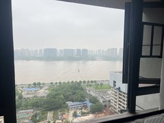 长沙天心猴子石万科紫台江景单身公寓 高端物业 一线江景 保利国际出租房源真实图片