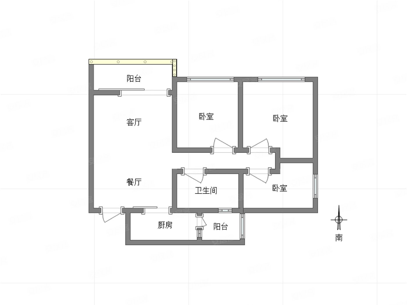 朝南户型温馨居家三房装修保养很好房东换房急售