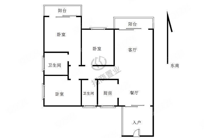 山海韵3室2厅2卫121.53㎡南980万