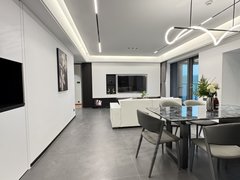 深圳罗湖湖贝罗湖大平层天花板高层景观房 轻奢风大横厅尊贵象征出租四房出租房源真实图片