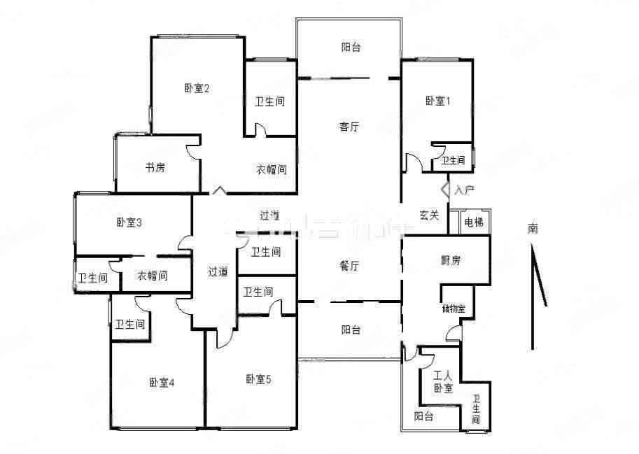 业主急卖龙泉豪苑高层非顶楼毛坯大五房天虹商圈地铁口