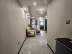 信阳平桥平中大街可短租工业城 高铁东站 CAZ旁东方威尼斯 伍号公馆精装一居出租房源真实图片