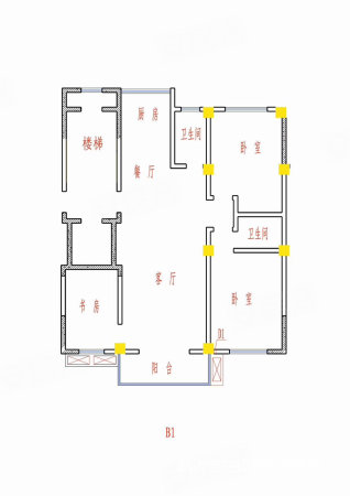 高铁花园3室2厅2卫125㎡南北37万