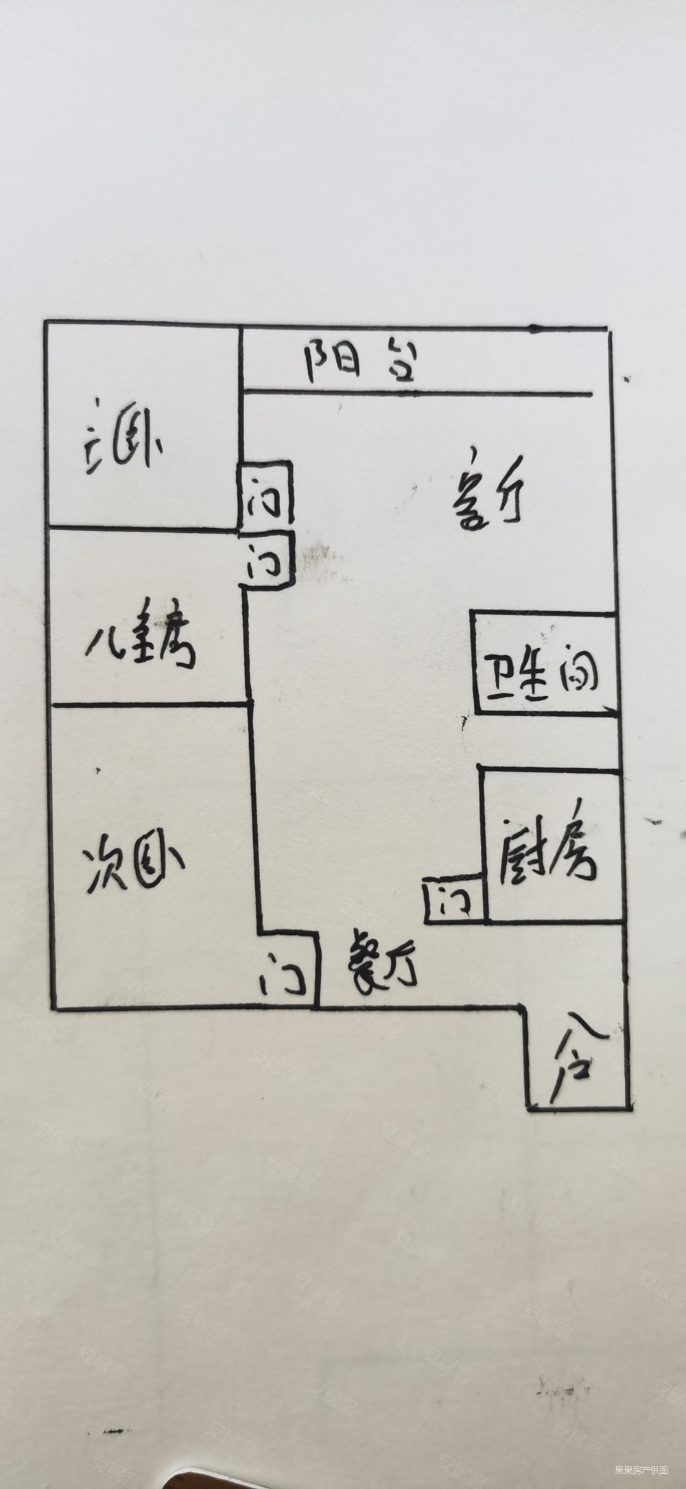 天乐小区北区3室2厅1卫122㎡南北68.8万