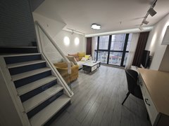 新乡牧野万达广场兰亭大厦精装两室loft拎包入住家具家电齐全宝龙大学城附近出租房源真实图片