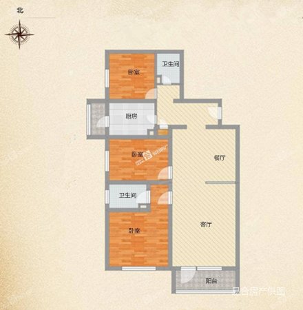 燕平家园3室2厅2卫144.16㎡西南560万