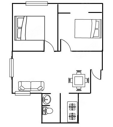 满二 低容积 刚需两居 明厨明卫 抢手户型,蜀南庭苑(油墩社区)二手房