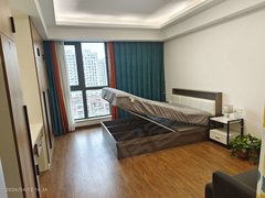 中欧城单身公寓 电梯 民用水电 床带床箱 达曼酒店旁