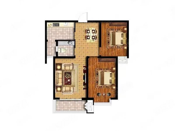 杭州上城九堡客运站九堡蓝桥景苑九堡客运中心 蓝桥景苑 自住两房精