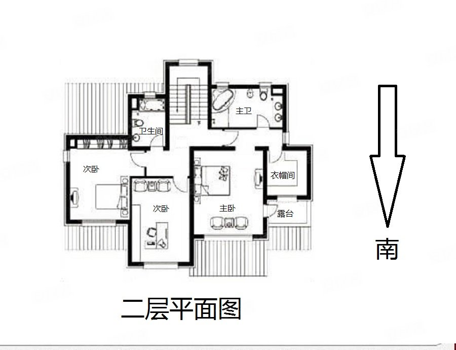 龙山新新小镇5室3厅4卫460㎡南北1050万