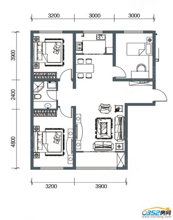 118平 96万 住房,绿地缤纷汇二手房,94万,3室2厅,1卫,118平米-大同