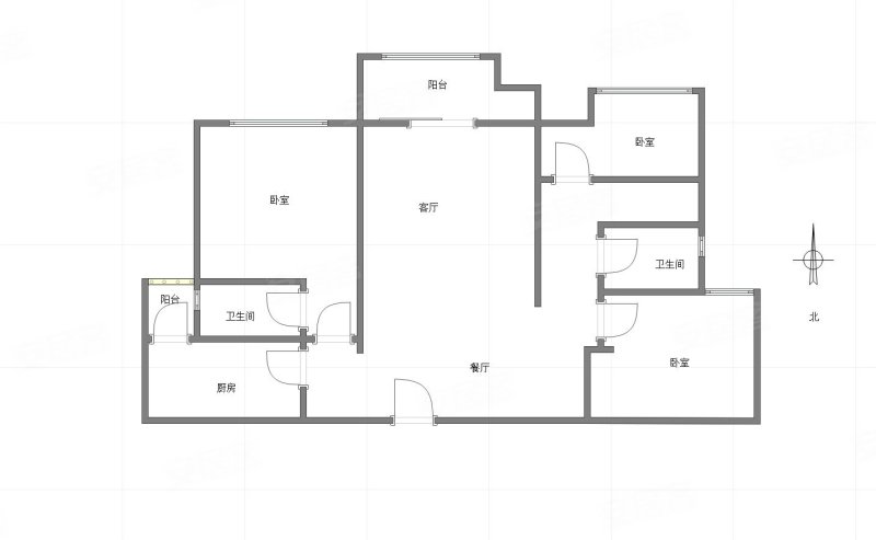 鲁能泰山7号五街区3室2厅1卫96.57㎡南109万