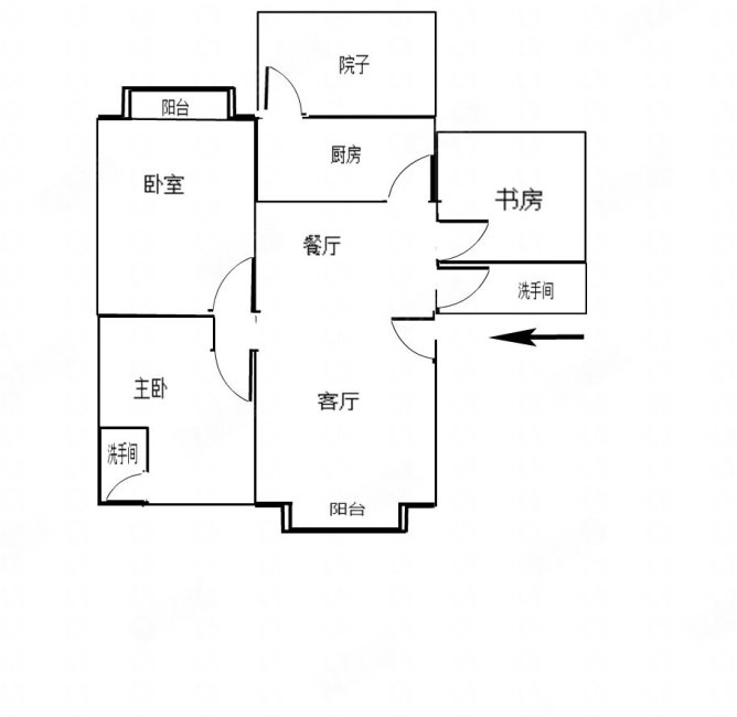 瑞鑫名居3室2厅2卫124㎡东北30万