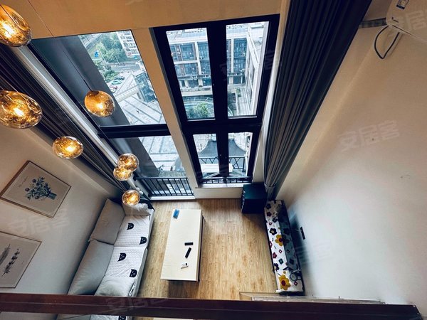 宁波海曙南门奥园奥创中心免中介可押一付一 一号线地铁口复式一室