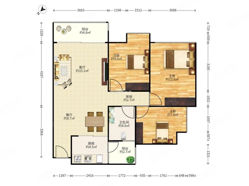 怡龙枫景园~刚需三房~南北通透~价格可谈,怡龙枫
