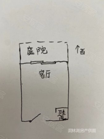 新田城甲壳虫公寓1室1厅1卫39.16㎡南23万