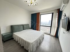 台州温岭城东汇头王附近 湖馨佳苑 两室一厅2300 朝南落地窗出租房源真实图片