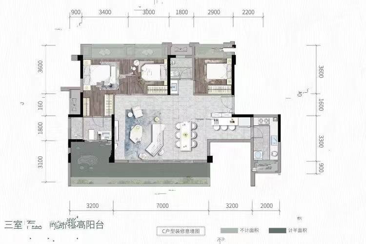 重庆玖著天宸户型图图片